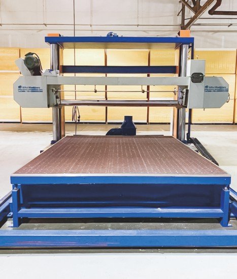 Vertical Foam Cutting Machine
