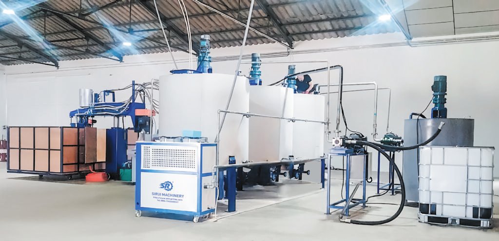 fiber foam processing