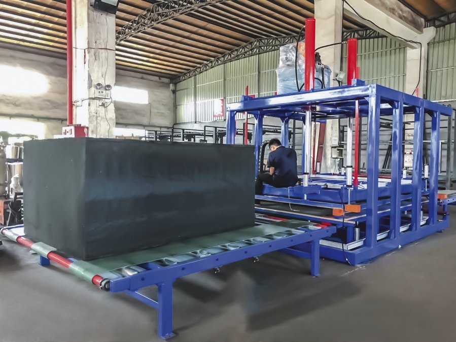 máquina para fabricar esponjas de baño