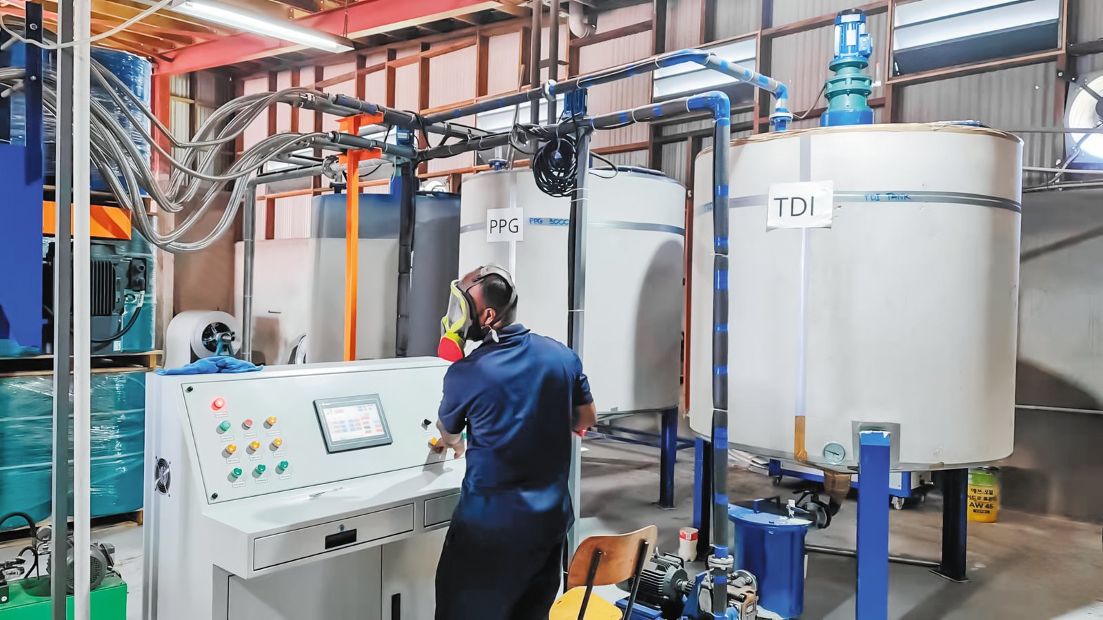 Polyurethane Foam Cutting Machine