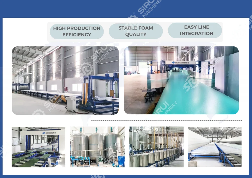 continuous foaming line