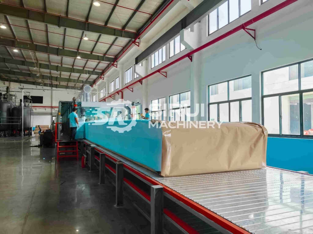 continuous foam making machine